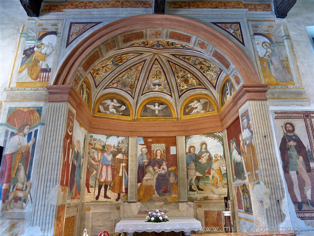 Cogliate (Milano) - Cappella sinistra nella Chiesa di San Damiano